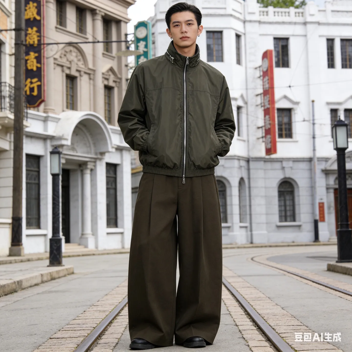 Louis Vuitton/Louis Vuitton 26ss presbyopic double-sided hooded thin coat